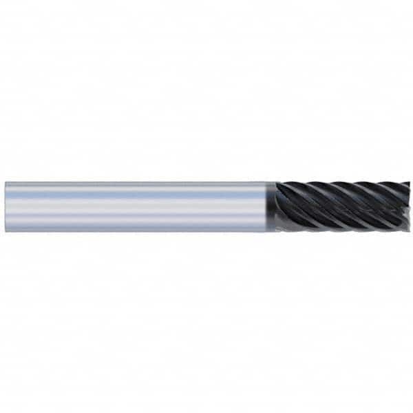Accupro - 1/2" Diam 8 Flute Solid Carbide 0.03" Corner Radius End Mill - USA Tool & Supply