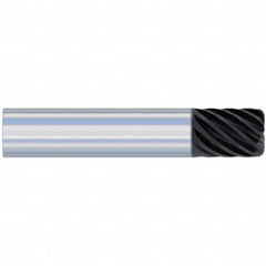 Accupro - 3/4" Diam 10 Flute Solid Carbide 0.06" Corner Radius End Mill - USA Tool & Supply