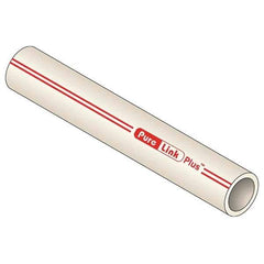 Mueller Industries - 0.671" ID x 7/8" OD, 20' Long, PEX-A Tube - Natural with Red Print, 100 Max psi - USA Tool & Supply