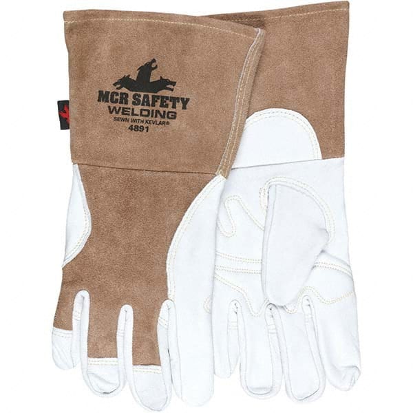 MCR Safety - Size M Cowhide Welding Glove - USA Tool & Supply