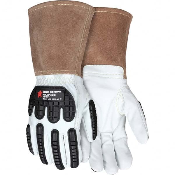 MCR Safety - Size L Thinsulate Lined Goatskin Welding Glove - USA Tool & Supply