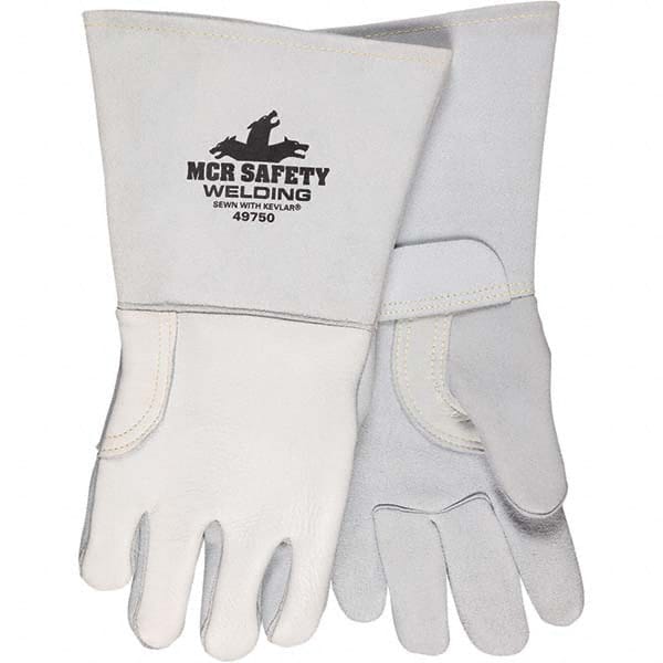 MCR Safety - Size XL Foam Lined Elkskin Welding Glove - USA Tool & Supply