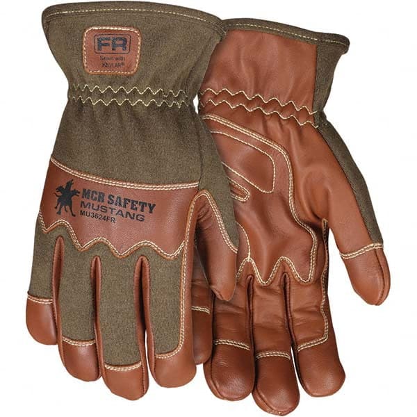 MCR Safety - Size XL Goatskin Work Gloves - USA Tool & Supply