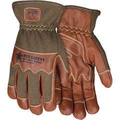 MCR Safety - Size M Goatskin Work Gloves - USA Tool & Supply