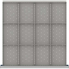 LISTA - 12-Compartment Drawer Divider Layout for 3.15" High Drawers - USA Tool & Supply