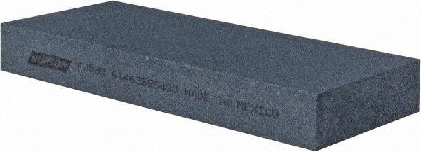 Norton - 5" Long x 2" Wide x 5/8" Thick, Silicon Carbide Sharpening Stone - Rectangle, Fine Grade - USA Tool & Supply