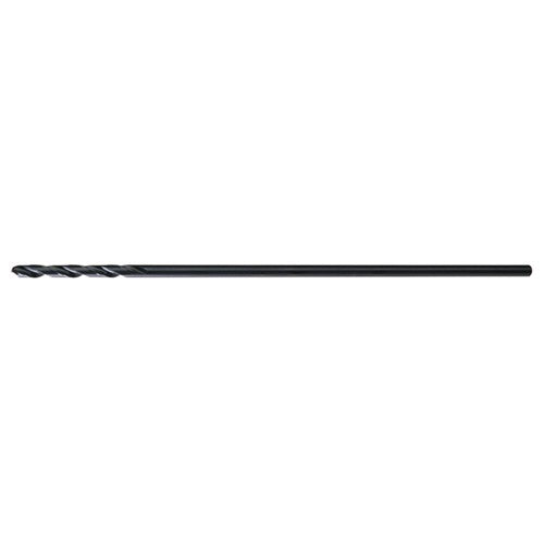 5/32 RHS / RHC HSS 135 Degree Split Point Aircraft Extended Length Extension Drill - Steam Oxide - Exact Industrial Supply