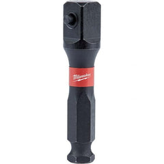 Milwaukee Tool - Socket Adapters & Universal Joints Type: Impact Adapter Male Size: 7/16 Socket Drive to 1/2 Hex - USA Tool & Supply