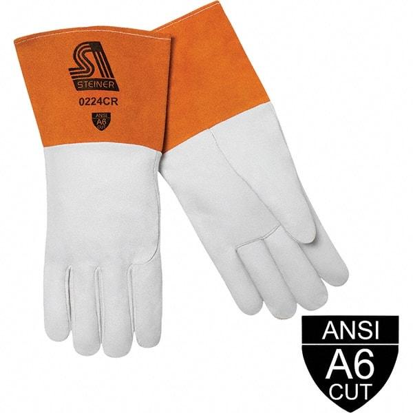 Steiner - Welder's & Heat Protective Gloves Type: Welding Glove Size: Small - USA Tool & Supply
