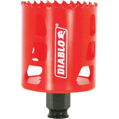 Freud - 2-3/8" Diam, 2-3/8" Cutting Depth, Hole Saw - Bi-Metal Saw, Toothed Edge - USA Tool & Supply