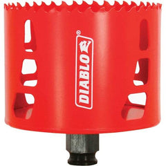 Freud - 3-1/2" Diam, 2-3/8" Cutting Depth, Hole Saw - Bi-Metal Saw, Toothed Edge - USA Tool & Supply