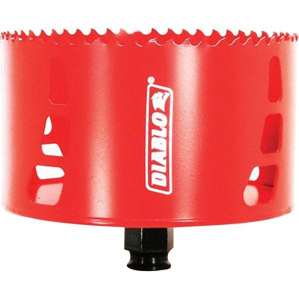 Freud - 4-1/2" Diam, 2-3/8" Cutting Depth, Hole Saw - Bi-Metal Saw, Toothed Edge - USA Tool & Supply