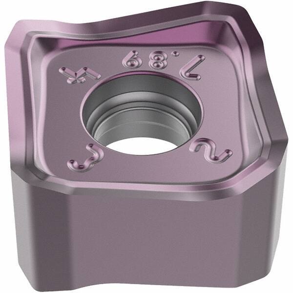 Seco - SNMX1407 M16 Grade MK2050 Carbide Milling Insert - TiAlN/TiSiN Finish, 6.59mm Thick, 14mm Inscribed Circle - USA Tool & Supply