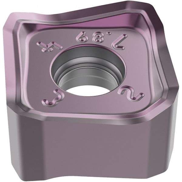 Seco - SNMX1407 M10 Grade MK2050 Carbide Milling Insert - TiAlN/TiSiN Finish, 6.59mm Thick, 14mm Inscribed Circle - USA Tool & Supply