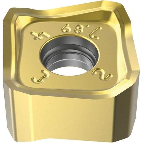 Seco - SNMX1407 M16 Grade F40M Carbide Milling Insert - TiAlN Finish, 6.59mm Thick, 14mm Inscribed Circle - USA Tool & Supply