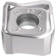 Seco - SNMX1407 M10 Grade MS2050 Carbide Milling Insert - TiAlN/NbN Finish, 6.59mm Thick, 14mm Inscribed Circle - USA Tool & Supply