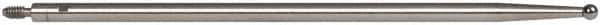 INTERAPID - 0.08" Ball Diam, Carbide, Ball Test Indicator Contact Point - 2.675" Contact Point Length, Use with Brown & Sharpe 74.111965 Interapid 312 Dial Test Indicator - USA Tool & Supply