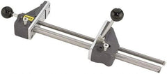 Heinrich - 12-3/4" Jaw Opening Capacity x 3" Throat Depth, Horizontal Drill Press Vise - 5-21/32" Wide x 1-3/4" High Jaw, Stationary Base, Standard Speed, 20-1/2" OAL x 1-3/4" Overall Height - USA Tool & Supply