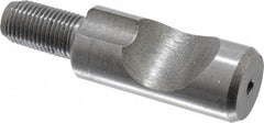 Bison - Lathe Chuck Camlock Stud - 6-1/4" Chuck Diam Compatible, D1-4 Mount, 5/8" OD, M10x1 Thread - USA Tool & Supply