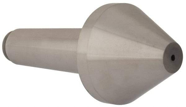 Riten - 3-1/2" Head Diam, Hardened Tool Steel Bull Nose Point Solid Dead Center - 5MT Morse Taper, 3-1/2" Point Diam, 2.155" Point Length - USA Tool & Supply