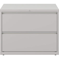 File Cabinets & Accessories; File Cabinet Type: Horizontal; Color: Light Gray; Material: Steel; Number Of Drawers: 2.000