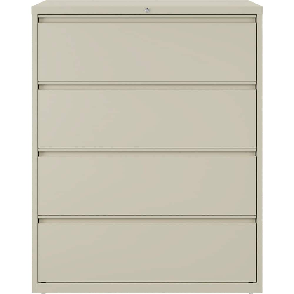 File Cabinets & Accessories; File Cabinet Type: Horizontal; Color: Putty; Material: Steel; Number Of Drawers: 4.000