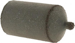 Cratex - 1" Max Diam x 1-3/4" Long, Cone, Rubberized Point - Coarse Grade, Silicon Carbide, 1/4" Arbor Hole, Unmounted - USA Tool & Supply