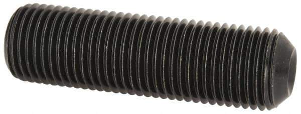 Value Collection - 1/2-20 UNF, 1-3/4" OAL, Cup Point Set Screw - Grade ASTM F912 Alloy Steel, 1/4" Key - USA Tool & Supply