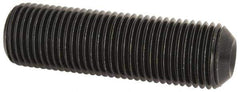 Value Collection - 1/2-20 UNF, 1-3/4" OAL, Cup Point Set Screw - Grade ASTM F912 Alloy Steel, 1/4" Key - USA Tool & Supply