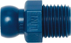Loc-Line - 1/4" Hose ID, Male to Female Coolant Hose Connector - 1/4" BSPT, For Loc-Line Modular Hose Systems - USA Tool & Supply