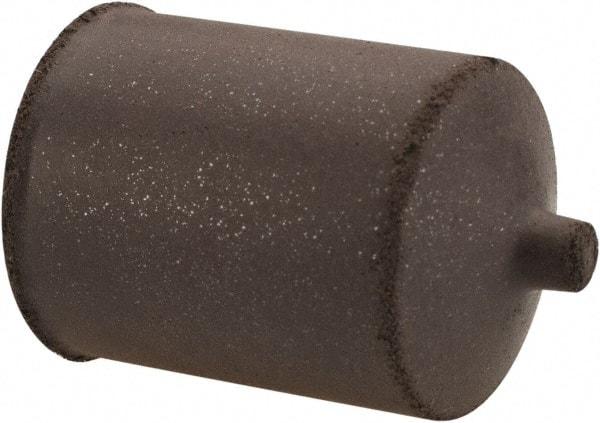 Cratex - 7/8" Max Diam x 1-1/4" Long, Cone, Rubberized Point - Medium Grade, Silicon Carbide, 1/4" Arbor Hole, Unmounted - USA Tool & Supply