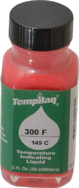 Tempil - 300°F Temp Indicating Liquid - 2 Ounce Container, 149°C - USA Tool & Supply