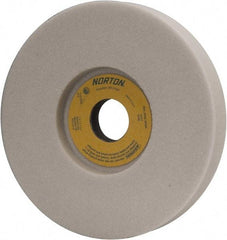 Norton - 7" Diam x 1-1/4" Hole x 1" Thick, K Hardness, 46 Grit Surface Grinding Wheel - Aluminum Oxide, Type 5, Coarse Grade, 3,600 Max RPM, Vitrified Bond, One-Side Recess - USA Tool & Supply
