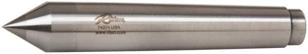 Riten - 0.72" Head Diam, Carbide-Tipped Steel Standard Point Half Dead Center - B&S 7 Brown & Sharpe Taper, 0.72" Point Diam, 1-1/8" Point Length, 4-3/8" OAL - USA Tool & Supply