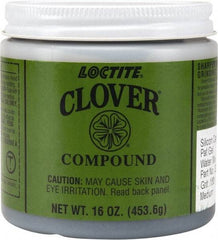 Loctite - 1 Lb Water Soluble Compound - Compound Grade Very Fine, 180 Grit, Black & Gray, Use on General Purpose - USA Tool & Supply