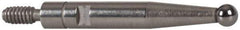 INTERAPID - 0.08" Ball Diam, Carbide, Ball Test Indicator Contact Point - 0.65" Contact Point Length, Use with Brown & Sharpe Interapid 312 Dial Test Indicators (Except 74.111965 & 74.111958) - USA Tool & Supply