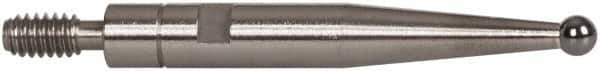 INTERAPID - 0.06" Ball Diam, Carbide, Ball Test Indicator Contact Point - 0.65" Contact Point Length, Use with Brown & Sharpe Interapid 312 Dial Test Indicators (Except 74.111965 & 74.111958) - USA Tool & Supply