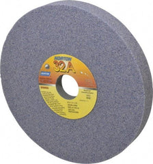 Norton - 8" Diam x 1-1/4" Hole x 1" Thick, J Hardness, 46 Grit Surface Grinding Wheel - Aluminum Oxide, Type 5, Coarse Grade, 3,600 Max RPM, Vitrified Bond, One-Side Recess - USA Tool & Supply