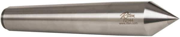 Riten - 1-3/4" Head Diam, Carbide-Tipped Steel Standard Point Solid Dead Center - Jarno 14 Taper, 1-3/4" Point Diam, 3" Point Length, 10-1/2" OAL - USA Tool & Supply