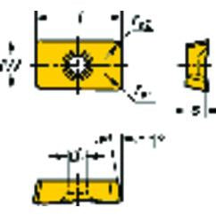 LPMH 25 06 10-MM Grade 2040 Milling Insert - USA Tool & Supply