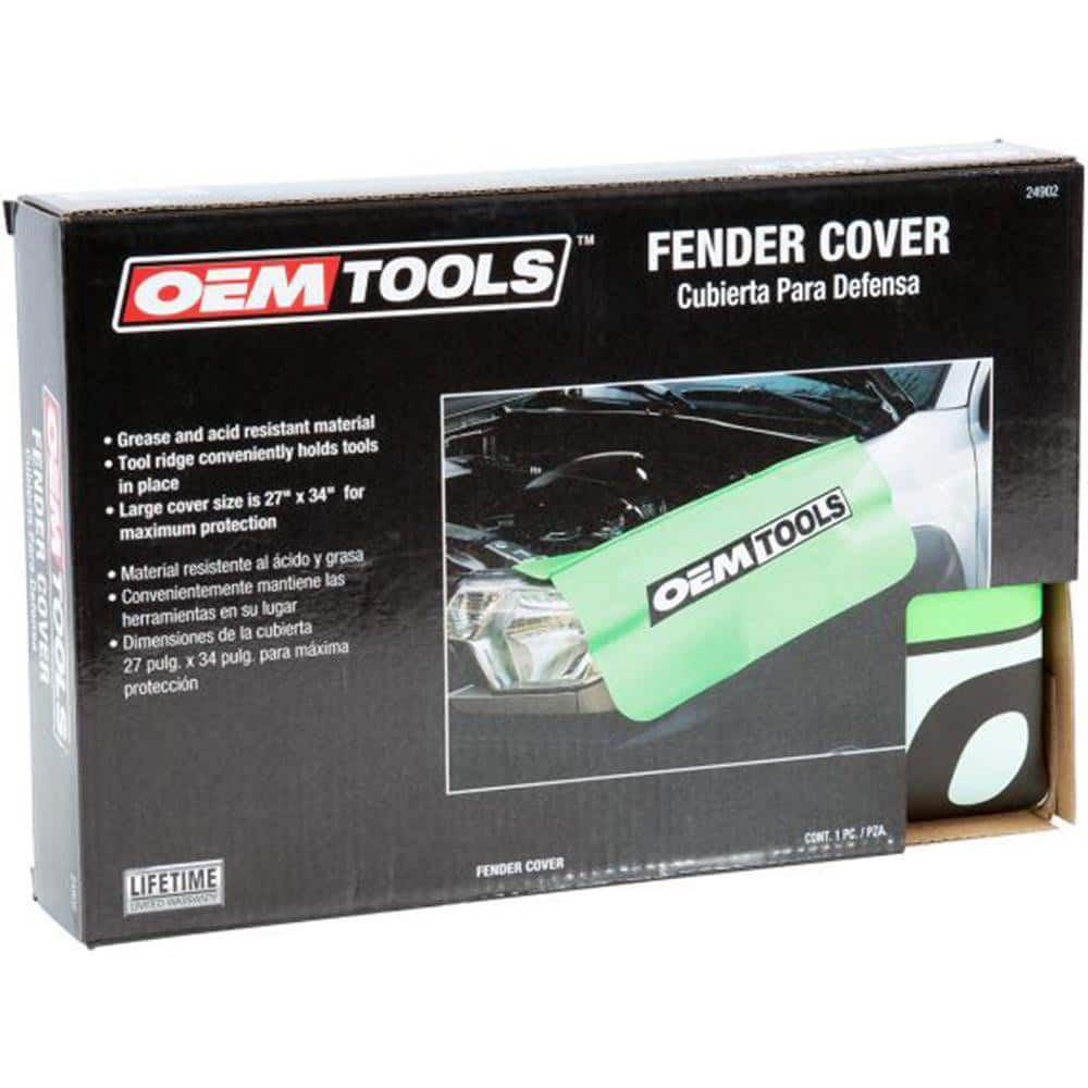 Fender Protectors; Length (Inch): 34; Width (Inch): 27; Color: Green