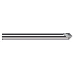 Engraving Cutters - 0.1250″ (1/8″) Shank Diameter × 60° included Carbide Marking Cutter for Non-Ferrous, 2 Flute - Exact Industrial Supply