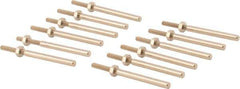 Grobet - 1/8" Shank Abrasive Point Mandrel - 25,000 Max RPM, 1/16" Hole Compatibility, for Rubberized Points - USA Tool & Supply