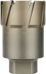 Annular Cutter: 13/16″ Dia, 2″ Depth of Cut, Carbide Tipped Threaded Shank, Bright/Uncoated