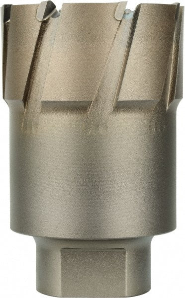 Annular Cutter: 1-13/16″ Dia, 2″ Depth of Cut, Carbide Tipped Bright/Uncoated