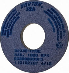 Norton - 14" Diam x 5" Hole x 1" Thick, H Hardness, 46 Grit Surface Grinding Wheel - Aluminum Oxide, Type 1, Coarse Grade, 1,800 Max RPM, Vitrified Bond, No Recess - USA Tool & Supply