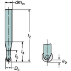 R216F-25A25S-045 CoroMill Ball Nose Finishing - USA Tool & Supply