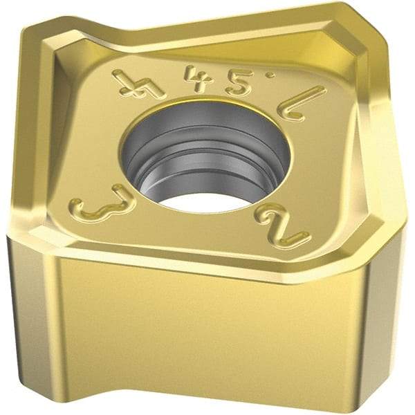 Seco - SNMX1407 M10 Grade F40M Carbide Milling Insert - TiAlN Finish, 6.59mm Thick, 14mm Inscribed Circle - USA Tool & Supply