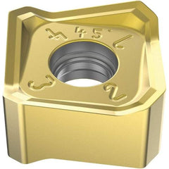 Seco - SNMX1407 M10 Grade F40M Carbide Milling Insert - TiAlN Finish, 6.59mm Thick, 14mm Inscribed Circle - USA Tool & Supply