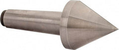 Riten - 3-1/2" Head Diam, Hardened Tool Steel Pipe Nose Point Solid Dead Center - 5MT Morse Taper, 3-1/2" Point Diam, 3.017" Point Length, 4.03" OAL - USA Tool & Supply